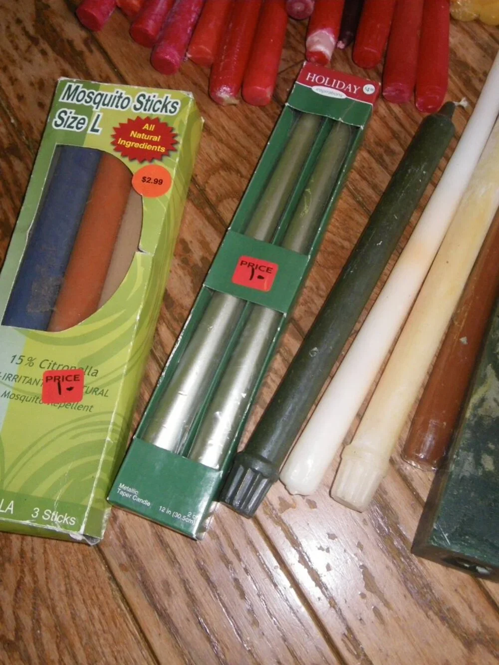 Giant Assorted Candle Stick Lot 78 Candles!
